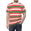 T-shirt Classica a Strisce alla Moda per Uomo Donna Personalità Colore a Contrasto Girocollo T-shirt Molteplici Opzioni di Colore Tee