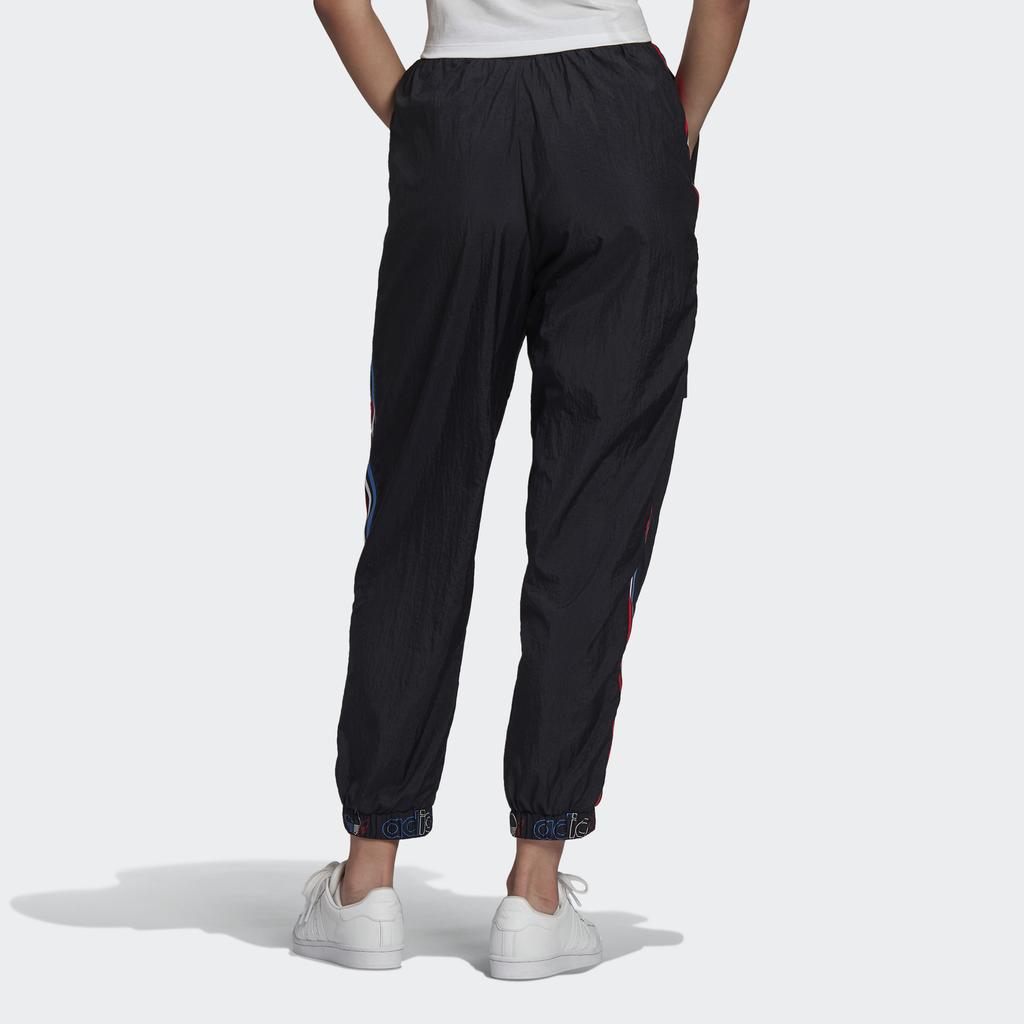 Adidas Originals Adicolor Japan Track Color Block Striped Retro Sports Jogger Pants Women Bottoms Black GT8466