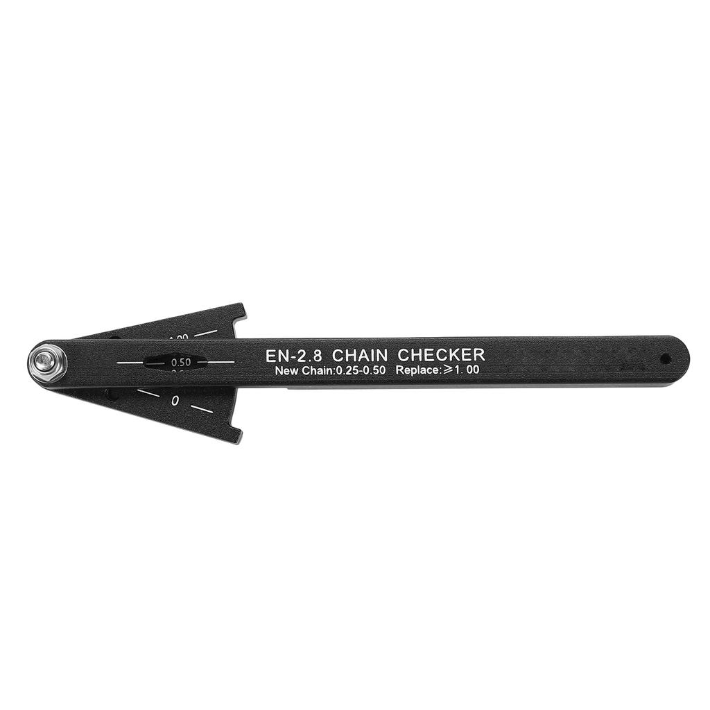 Chain Wear Indicator Tool Aluminum Alloy Lightweight CNC Anodized Design for Bike Chain Checker Tool