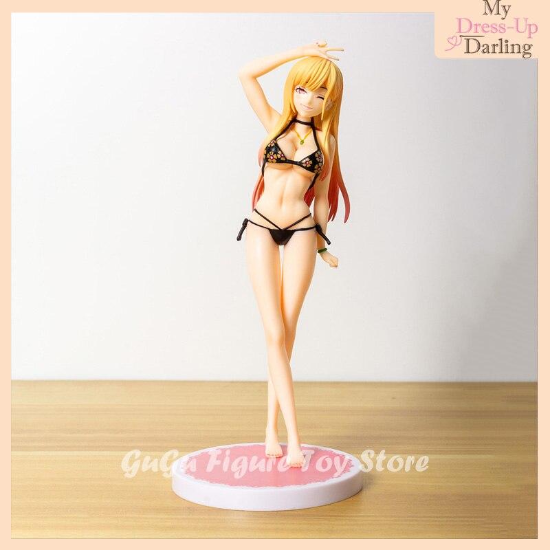 My Dress-Up Darling Kitagawa Marin Figure 23cm Sexy Swimsuit Undressable Figurine Girl PVC Action Figure Model Adult Toys Doll