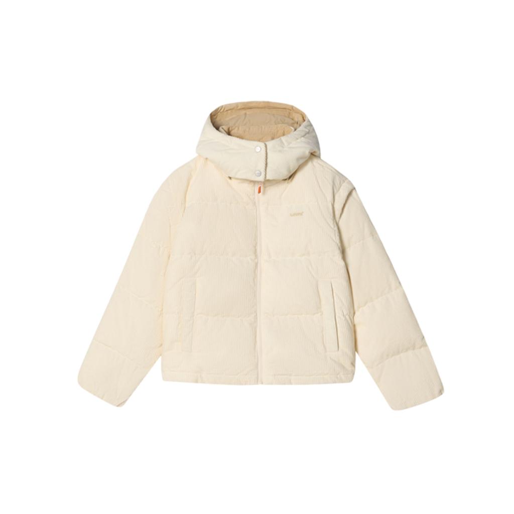 Levis Winter Warm Series Corduroy Insulated Comfortable Down Jacket Women outerwear 0051D-0000