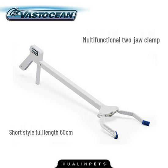 VASTOCEAN Coral Tweezers: High Carbon Fiber Floating Clamp for Aquarium – Straight & Bent Options