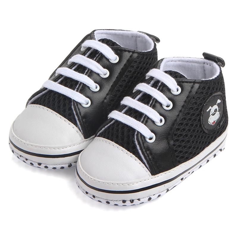 Baby Breathable Shoes Canvas Shoes Sports Sneakers Newborn Shoes Infant Toddler Soft Sole Anti-slip