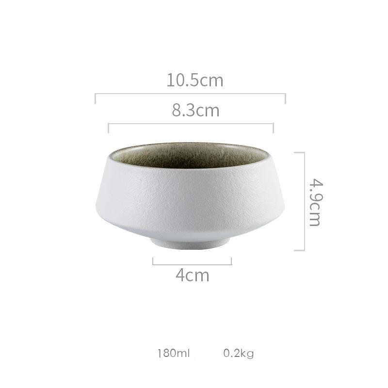 Kreatywna Miska Ceramiczna na Wysokiej Stopce Gruba Miska do Zupy Miska Deserowa Miski Sałatkowe Miski na Makaron Miseczki do Przekąsek Specjalna Zastawa Stołowa do Domu