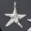 Flat Star Charm Y2K Jewellery Accessory for DIY Handicrafts Jewellery Making