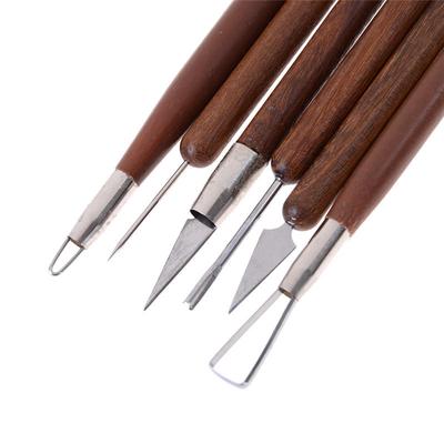 6 sztuk gliny rzeźbienie wosk rzeźba ceramika diy narzędzia kształtowniki polimer modelowanie prezent
