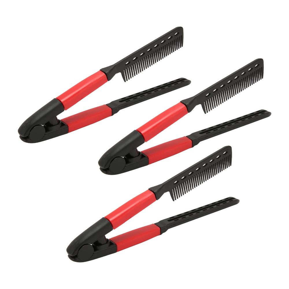 High Temperature Avoid V Shaped Hair Comb Portable Styling Hair Comb  For Knotty Hair