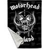 Motorhead England Sherpa Fleece Blanket