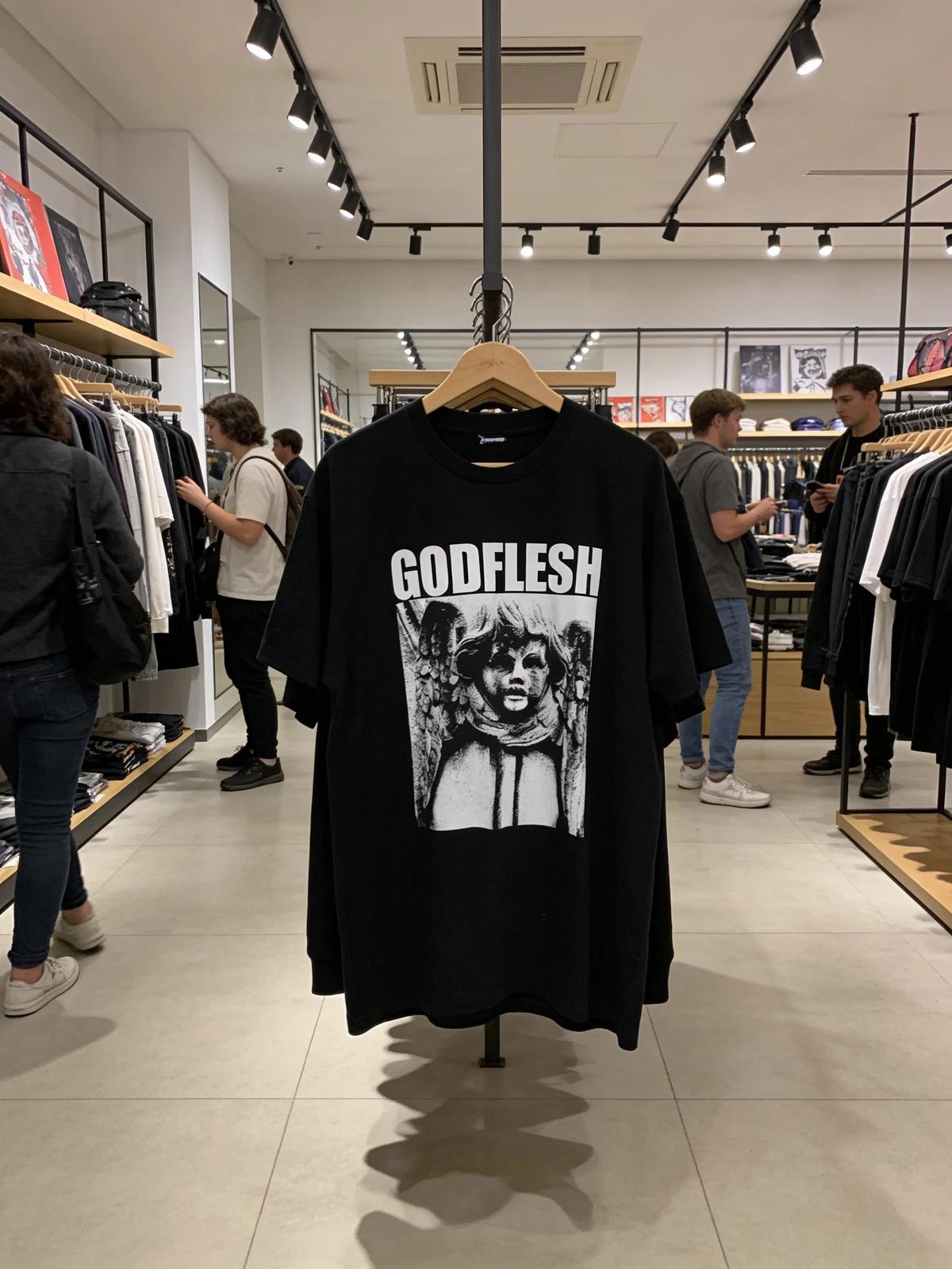 

Godflesh Band T Shirt vintage black t-shirt XL