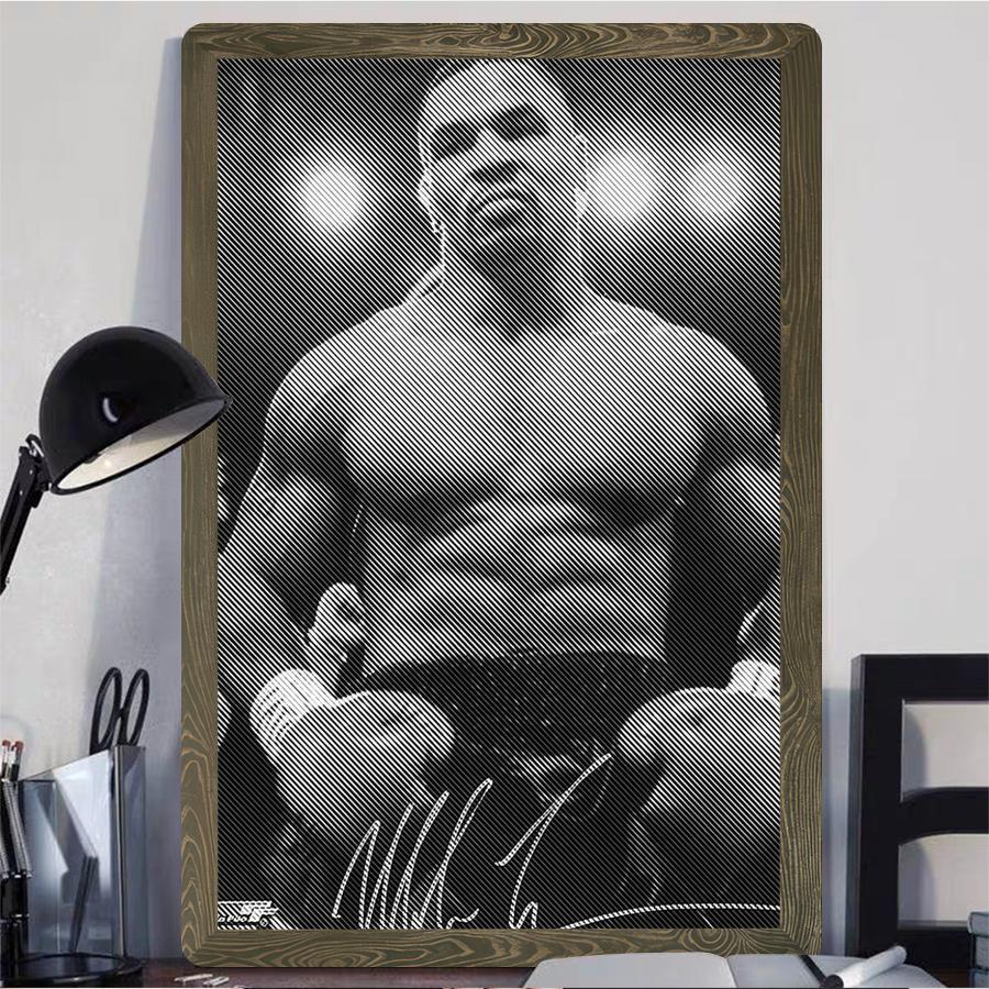 Muhammad Ali Boxing Legend Metal Wall Art Decorative Tin Sign for Home Gym Man Cave Decor Collectible Gift