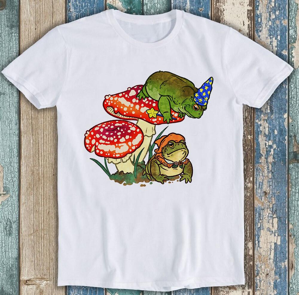 

Frog Toad Fungi Witch Wizard Magic Mushroom Music Funny Gift Tee T Shirt M1706 L