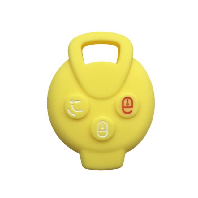 Silikonowa obudowa kluczyka do samochodu obudowa pilota do Mercedes Benz Smart 451 Chiave Roadster Crossblade Fortwo Roadster K Forfour akcesoria