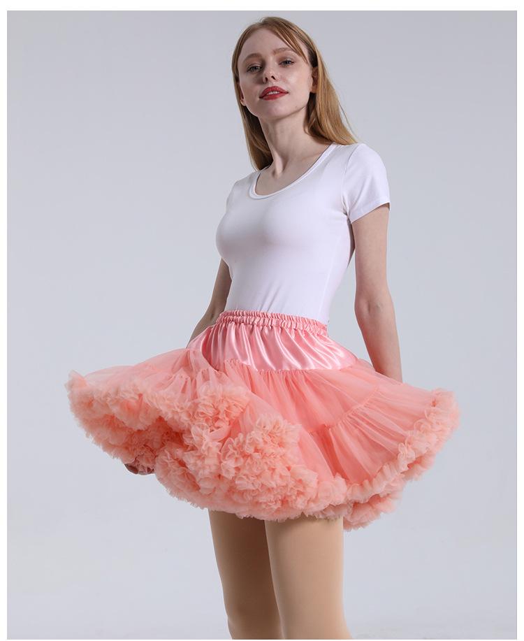 Falda Media de Malla para Adulto Cosplay Boda Enagua – Estilo Lolita