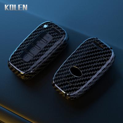 Abs Carbon Fiber Auto Key Fob Cover Case Fit For Hyundai Ix35 Elantra Sonata 8 9 Fit For Kia Sportage K5 K2 Sorento Optima Forte Housing Remote