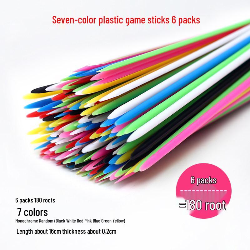 Colorful Pick-Up Sticks: 80s Nostalgic Interactive Educational Game for Kids and Parents
