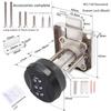 Resetable Security Combination Lock For Marine Vehicle Cabinets Home Drawers Waterproof Metal Construction
