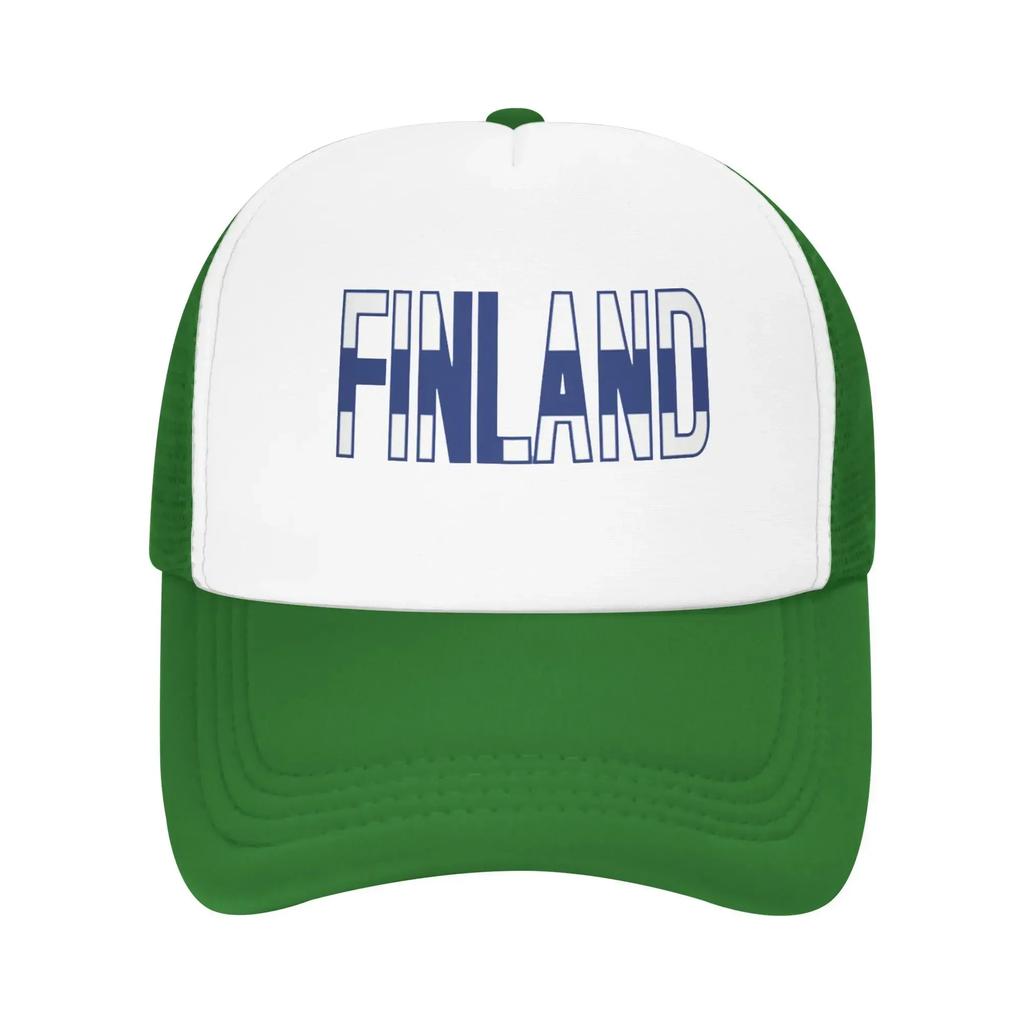 Finland Suomi Test Summer Mesh Baseball Caps For Mens  Camping Female Beach Dad Hat Hip Hop Trucker Cap