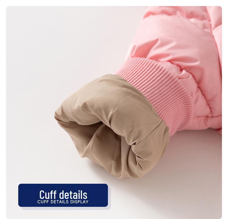 Stilvolle Koreanische Baumwolljacke für Kinder - Unisex Verdickte Herbst/Winterjacke 2025