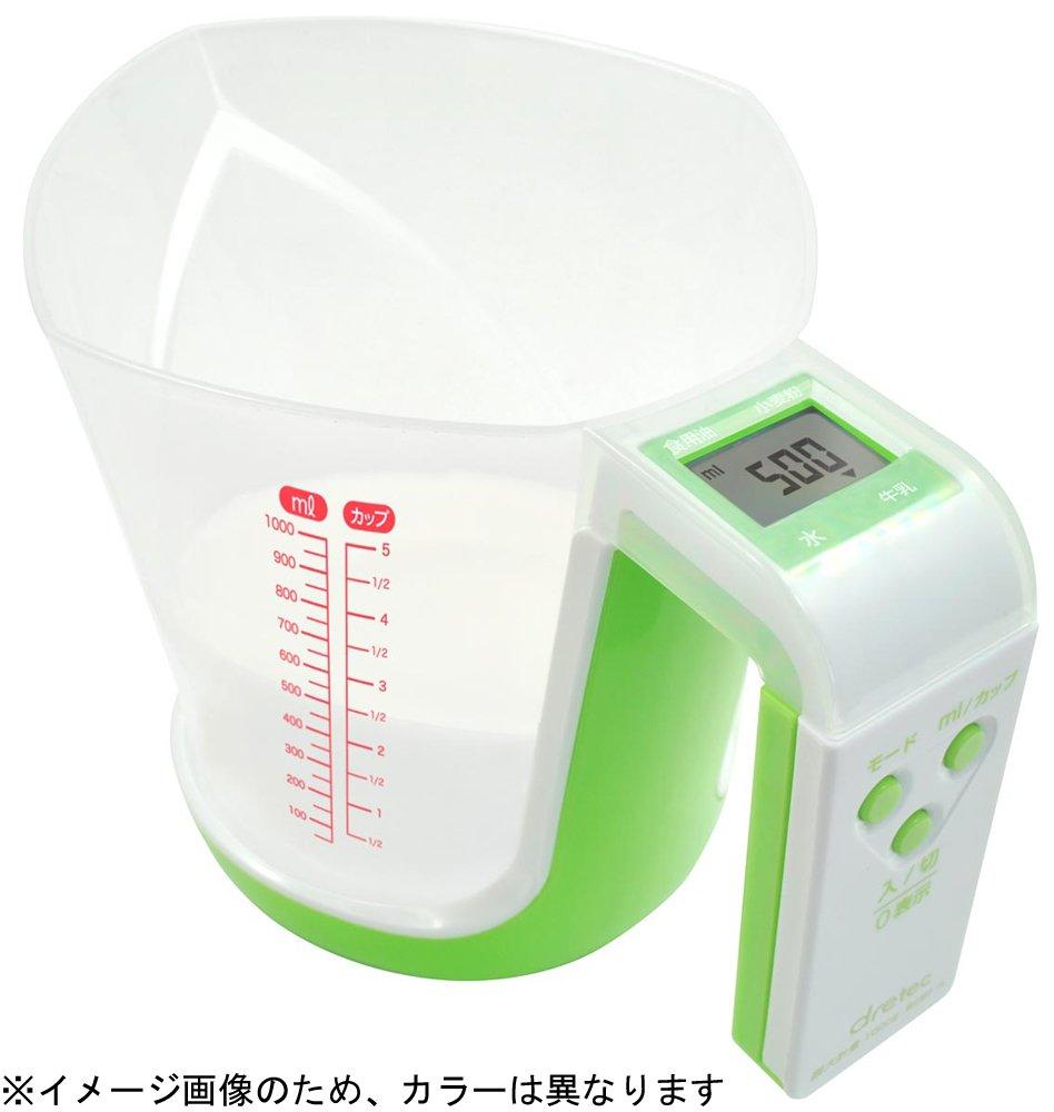 Doretec Digital Measuring Cup, Farine, 1kg, White, CS-100WT
