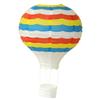 12" 30cm Rainbow Hot Air Balloon Paper Lanterns Ball Lampion Hanging White Wedding Decoration Lampshade Christmas Party Decor