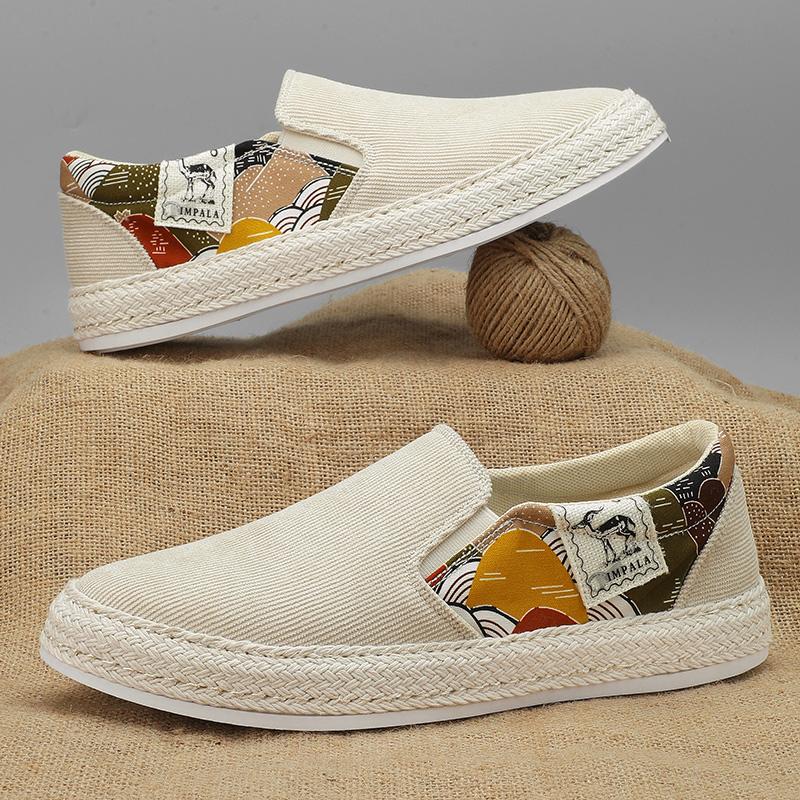 New men's youthful and trendy outdoor casual simple personality slip-on lazy casual shoes