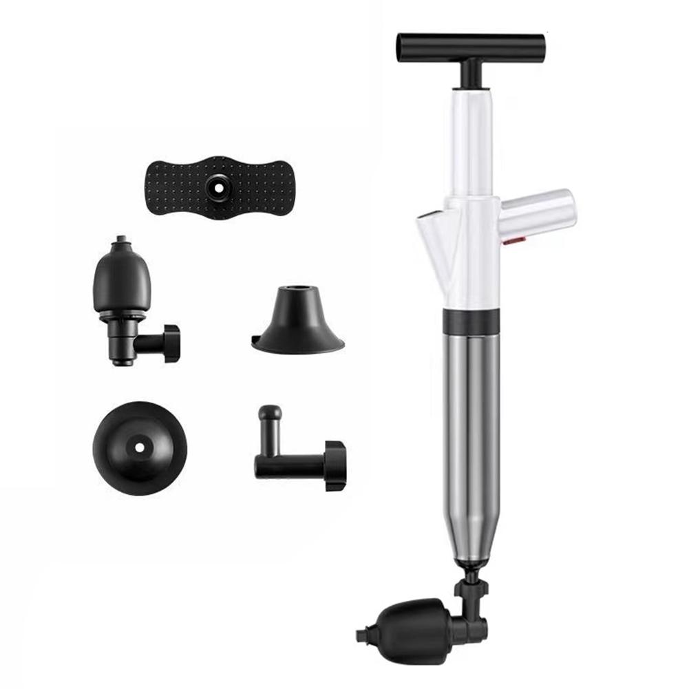 High Pressure Toilet Plunger Unblocker Pipes and Sinks Plunger Air Drain Blaster Cleaner Powerful Manual Pneumatic Dredge Tools