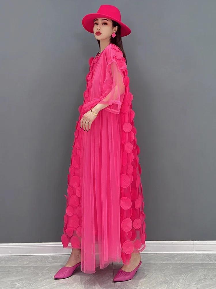 Xitao Solid Patchwork Dress WMD5999