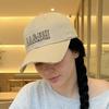 Embroidered Letter Baseball Cap Unisex Outdoor Rough Hard Top Cap Couple Sun Hat