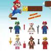 Colorful Mario Brothers Action Figures Abs Plastic Building Blocks Set