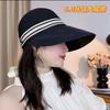 Neue erweiterte Kappe mit Netzoberteil für Damen, Frühling und Sommer, für großen Kopfumfang, modisch, vielseitig, Sonnenschutz, Outdoor-Reise, Sonnenschutzkappe
