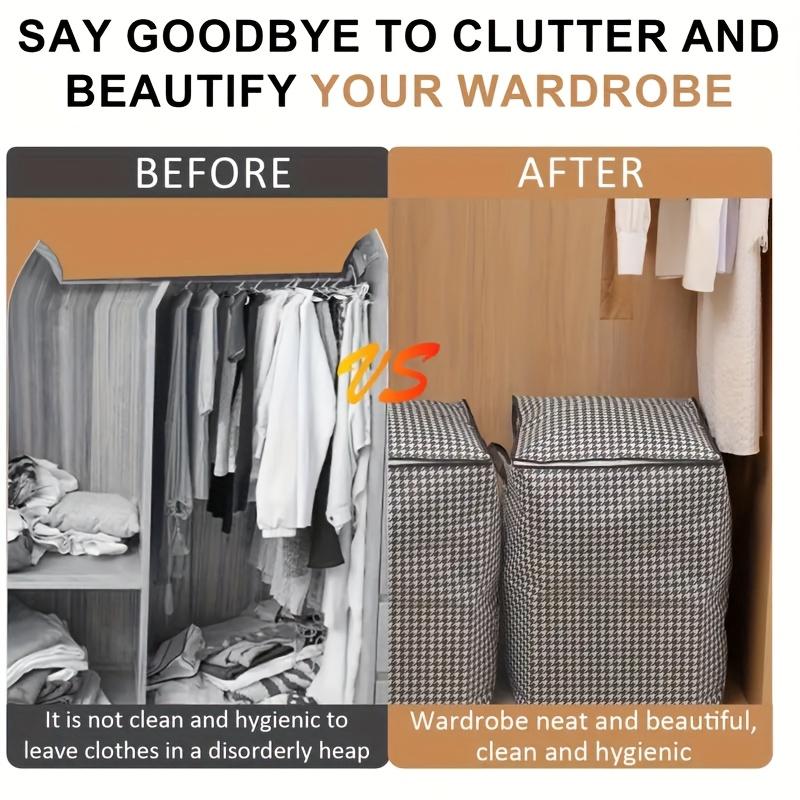 1 st Extra Stor 47,55 Gallon Tjock Förvaringslåda för Hushållsbruk, Stor Kapacitet Kläder Och Sängkläder Förvaringshink, Dammtät Och Fuktsäker Väska