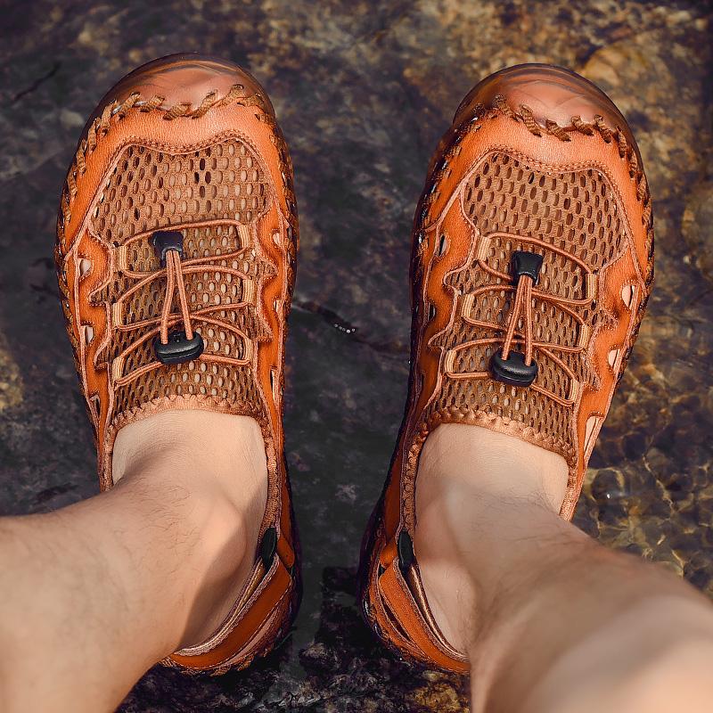 38-46 Men's Plus Size Lightweight and Fashionable Casual Sandals Breathable Beach Sandals