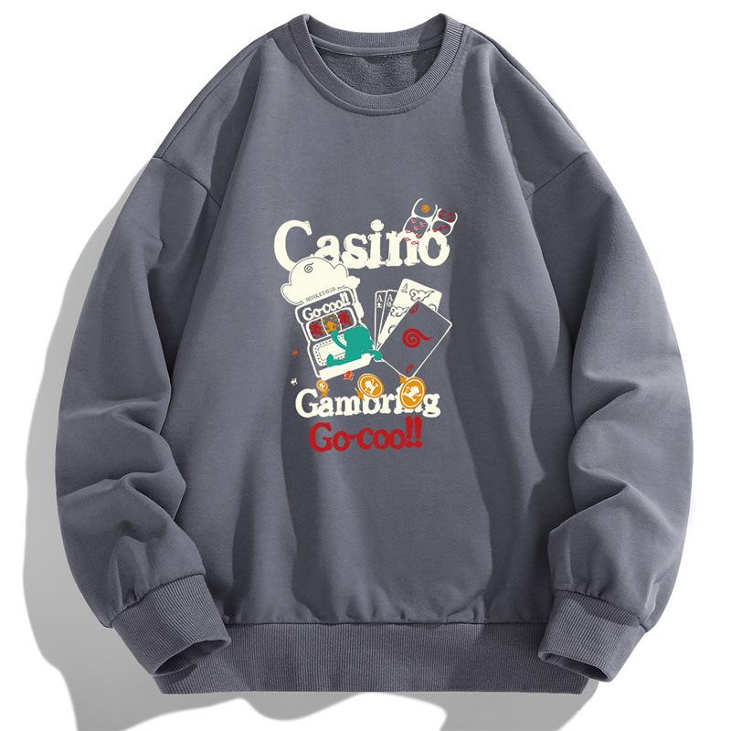 

Футболка с длинными рукавами на осень и весну, мужская рубашка-свитер, мужской свитер с круглым вырезом, мужской свитер M