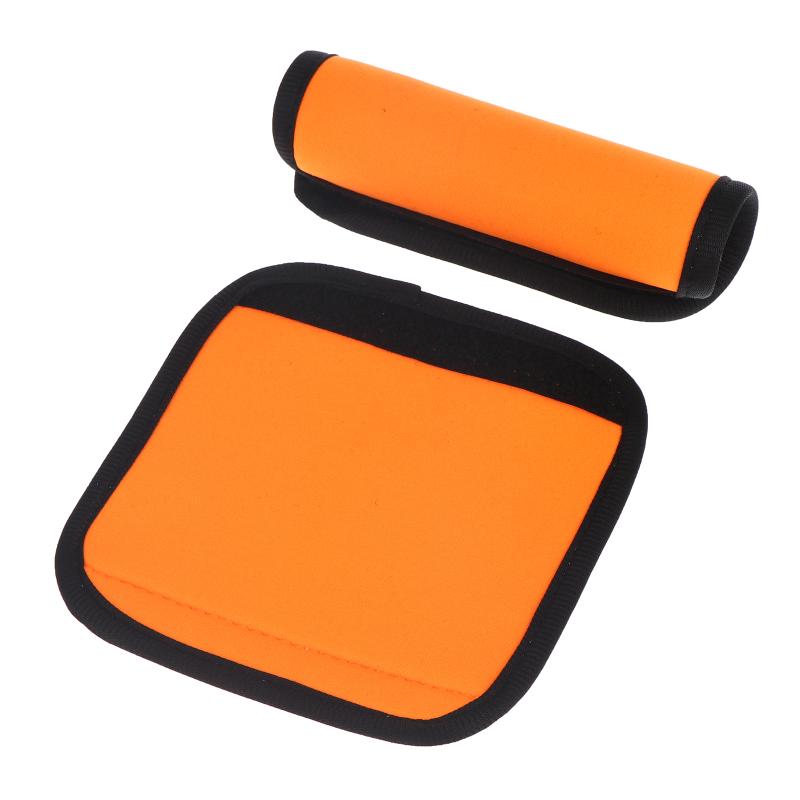 

2Pcs Pull Up Bar Cushion Grips Anti Slip Soft Cover Pads For Dumbbell Barbell Exercise Equipment And Luggage Handles оранжевый