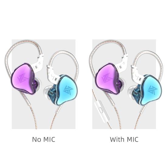 KZ Wired Earphone High Fidelity Line Control ABS Noise Reduction In-ear Headset for Phone