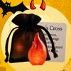 Geist Umarmungskarte Geist Feuerform Komfortkarten für Abschluss Motivation Souvenir Halloween für Reisen Arbeitstreffen Warten