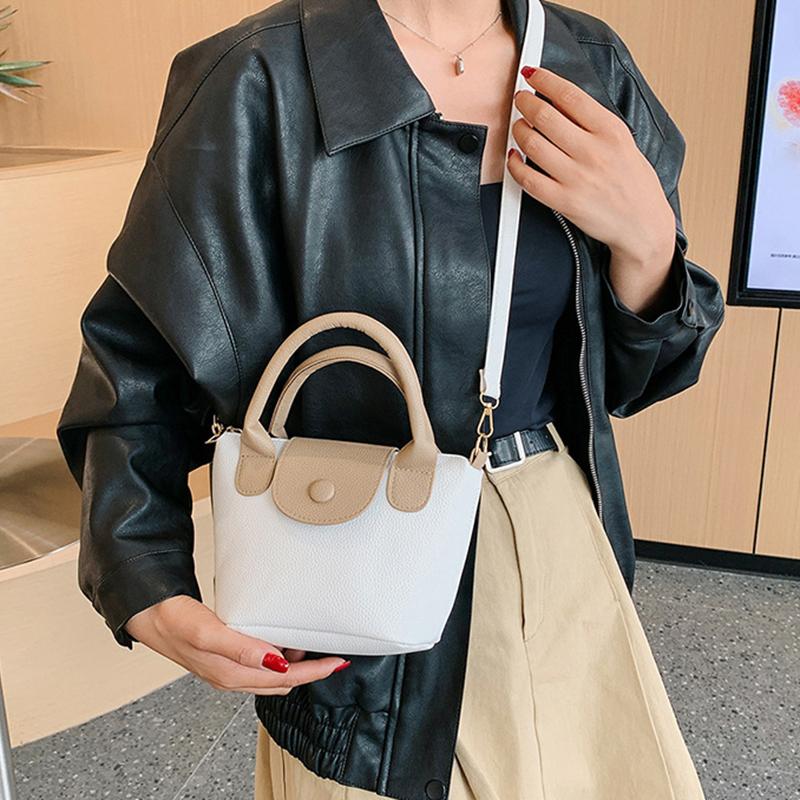 PU Leather Women's Small Bag Solid Color Flap Shoulder Bags for Women Trend Aesthetic Luxury Crossbody Bag KTY