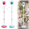Street Lamp Bubble Tower with Lights, Rechargeable Standing Bubble Maker, Adjustable Height Street Light for Outdoor Garden, Patio, Wedding, Party