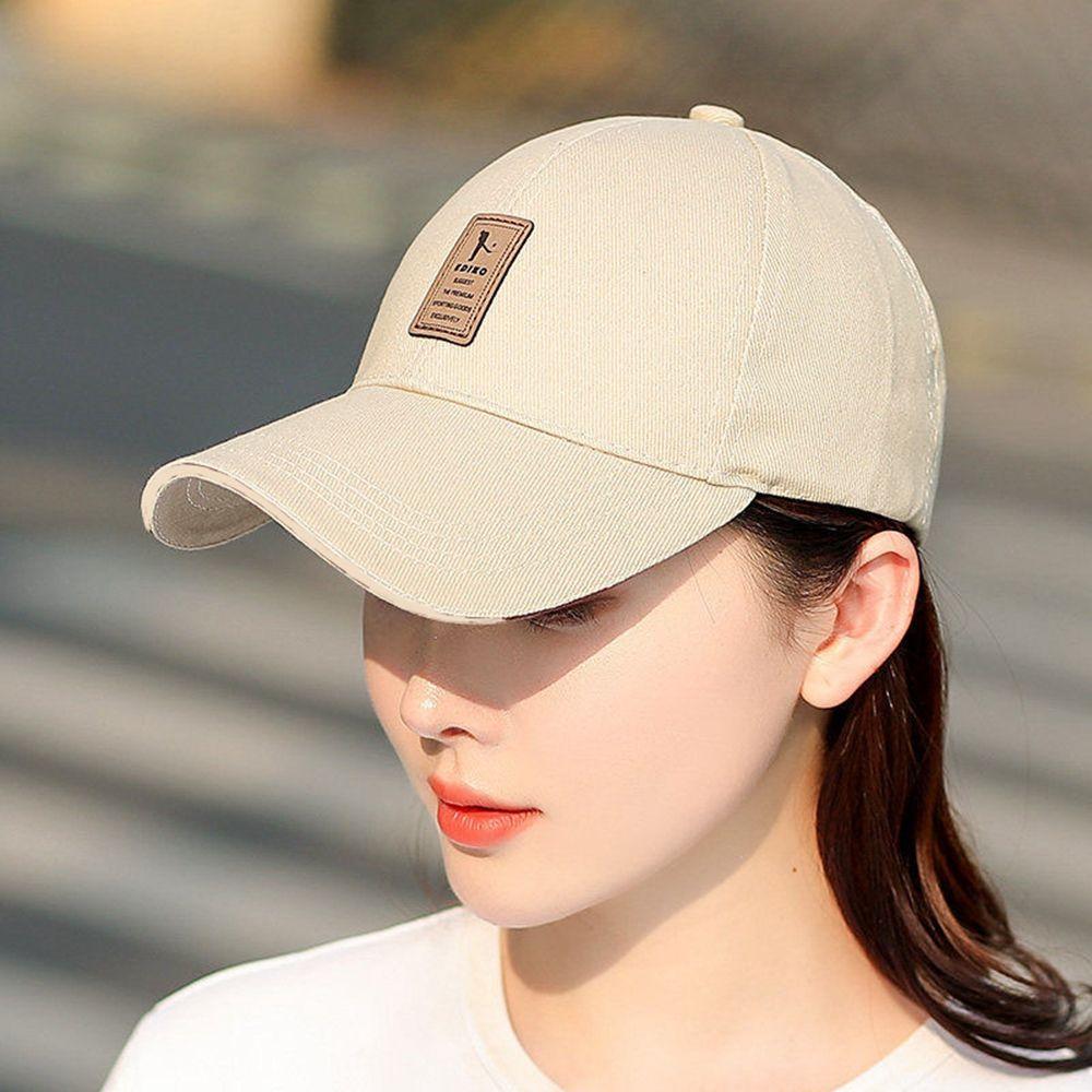 Style Caps PU Leather Logo Sun Hats Men Baseball Caps Letter Caps Baseball Caps Women Baseball Caps