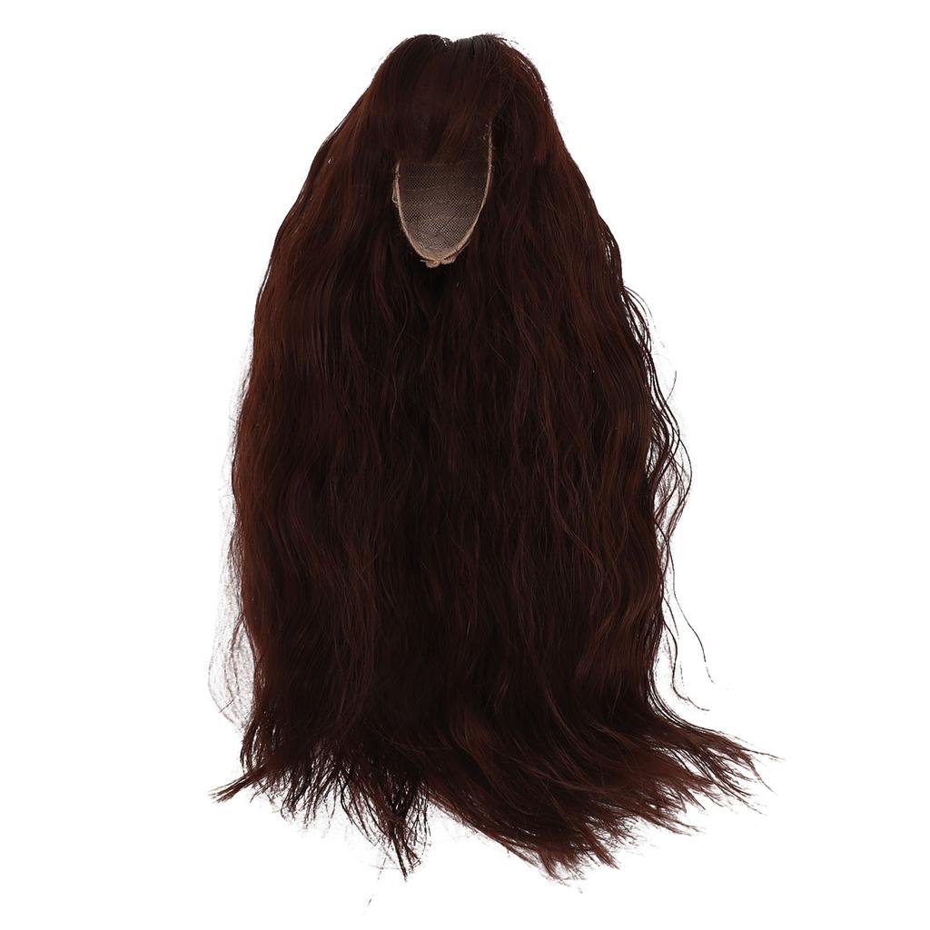 14 Doll Wig for 7 to 8in Doll DIY High Temperature Silk Ball Jointed Doll Long Curly Hair Wig with