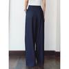Peacebird Women's Summer High-Waist Wide-Leg Casual Pants