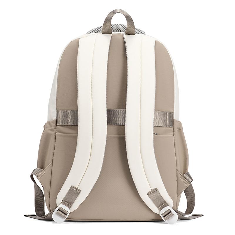 Middle School Student Schoolbag Color Block Women's Large Capacity Waterproof Lightweight Backpack