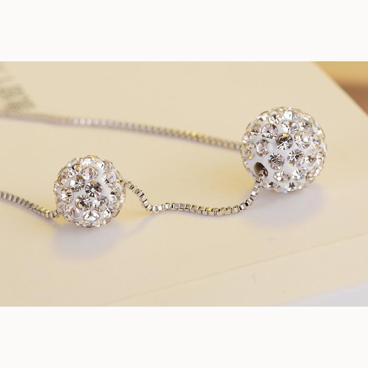 Fashion Elegant Temperament Set Chain Double Necklace Female Single Layer Short Sweater Chain Collarbone Chain Gift for Girlfriends