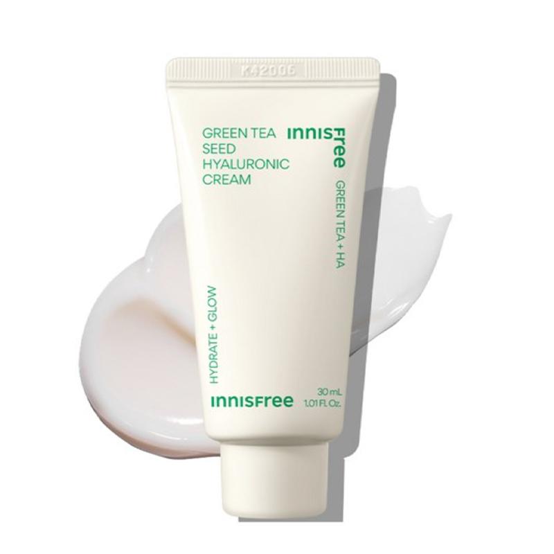 

Innisfree Green Tea Seed Hyaluronic Cream – Hydrating Barrier Moisturizer 30ml