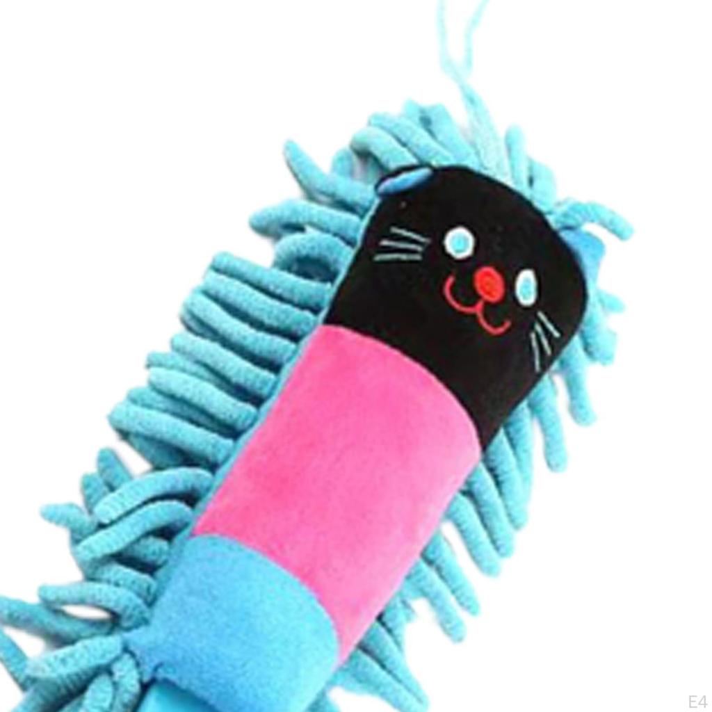Microfiber Duster Brush Dust Cleaner Cute Detachable Head Hand Kids Toy
