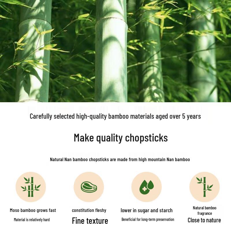 Tangzong Bamboo Chopsticks Set