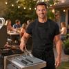 Silicone BBQ Grill Side Shelf Mat Heat Resistant Non Slip Durable Surface Protector for Outdoor Cooking Accessories