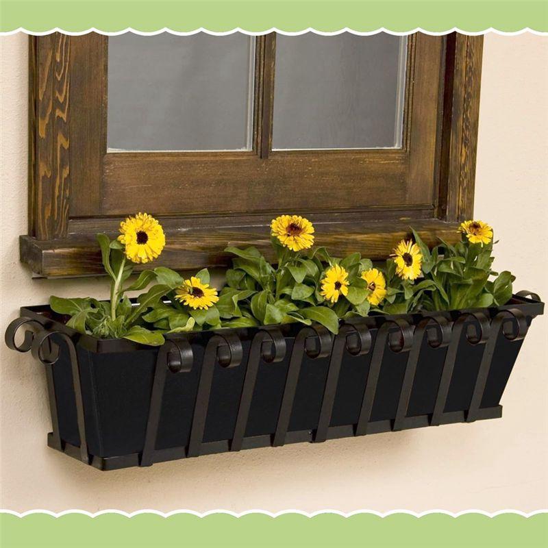M-Modern-4Pcs 24Inch Felt Replacement Coconut Liner For Planters,Fabric Liners For Hanging Baskets,Rectangle Planting Container