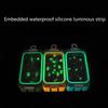 3PCS Small Fishing Tackle Box Organizer Glow-in-the-dark Fishing Tackle Box Tackle Tray With Magnet For Hard Bait Container Carp