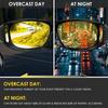 Night Driving Glasses Fit Over for Men Women, Anti Glare Polarized Night Vision Glasses, Wrap Around HD Yellow Lens